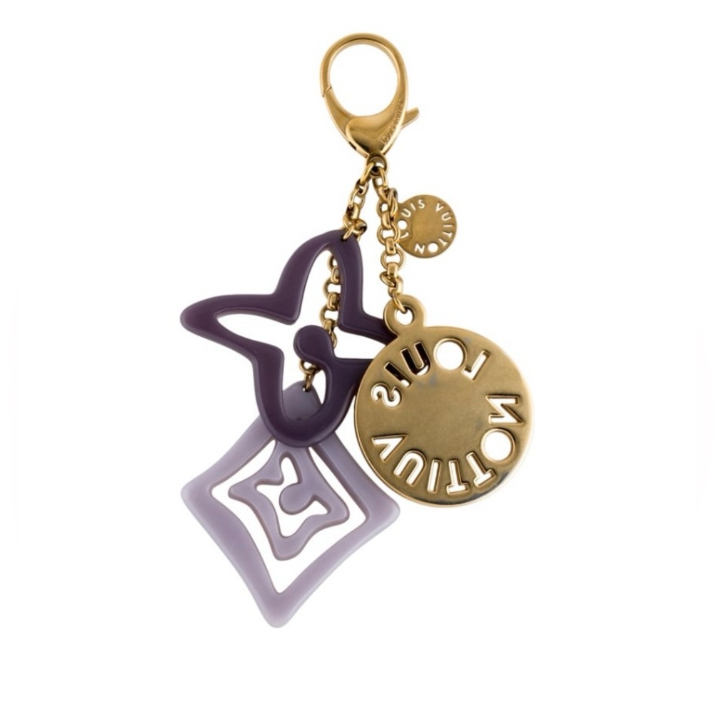 Louie Vuitton Tahitienne Flower Key Ring/Bag Charm